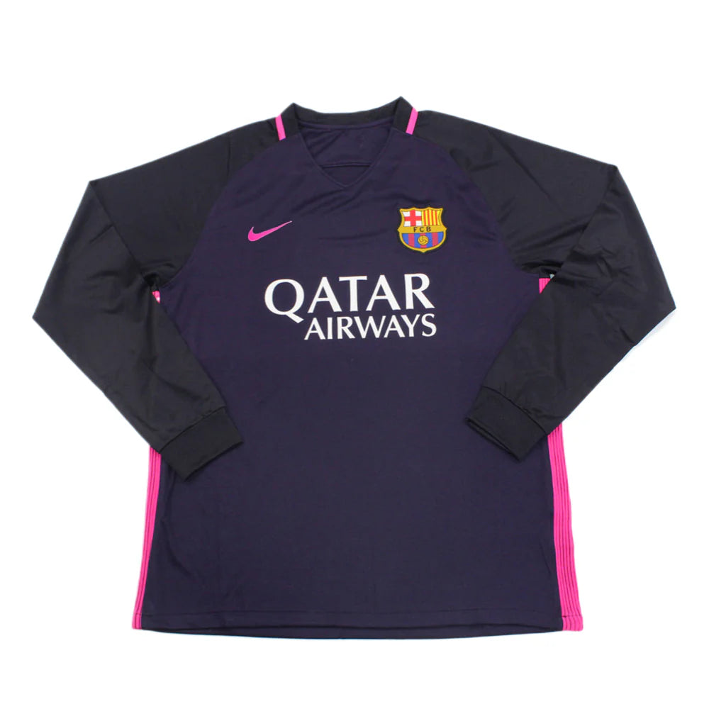 2016-17 FC Barcelona Away Shirt Long Sleeve