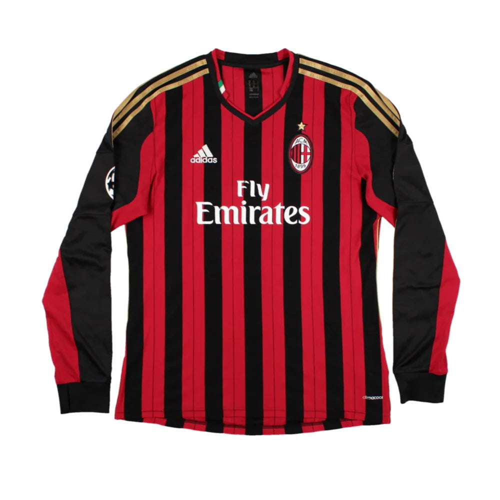 2012-13 AC Milan Home Shirt Long Sleeve