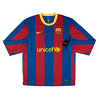 2010-11 FC Barcelona 1st Kit Long Sleeve