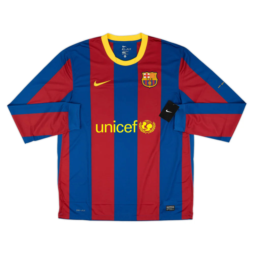 2010-11 FC Barcelona 1st Kit Long Sleeve