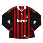 2009-10 AC Milan Home Shirt Long Sleeve
