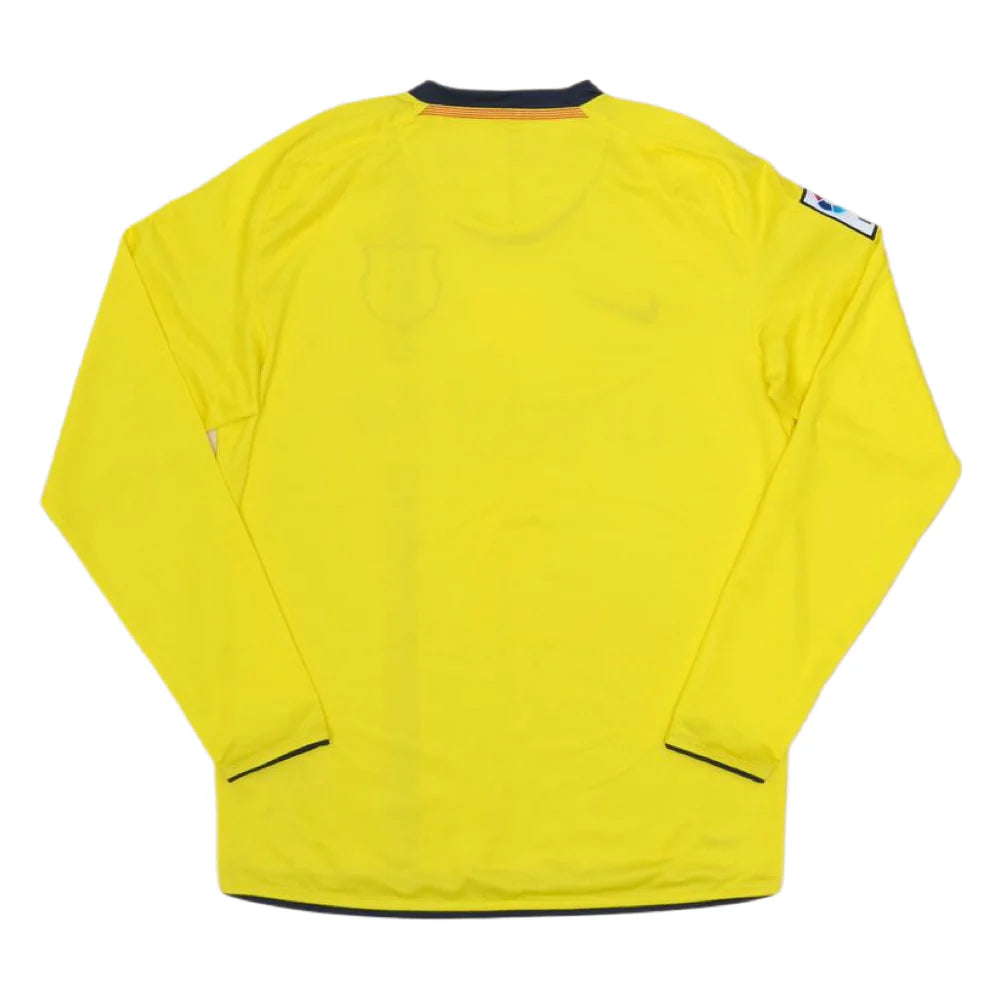 2008-09 FC Barcelona Away Long Sleeve Kit