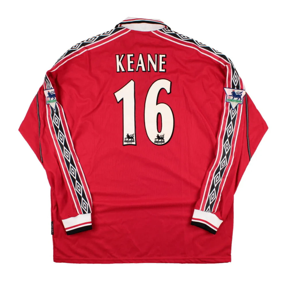 1998-00 Manchester United FC Long Sleeve Home Shirt