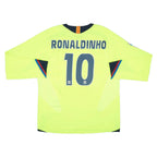 2005-06 FC Barcelona Long Sleeve Away Shirt