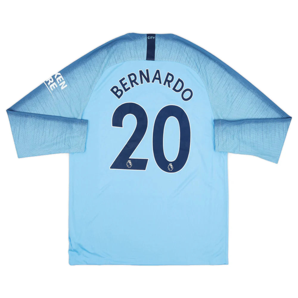 2018-19 Manchester City FC Home Long Sleeve Kit