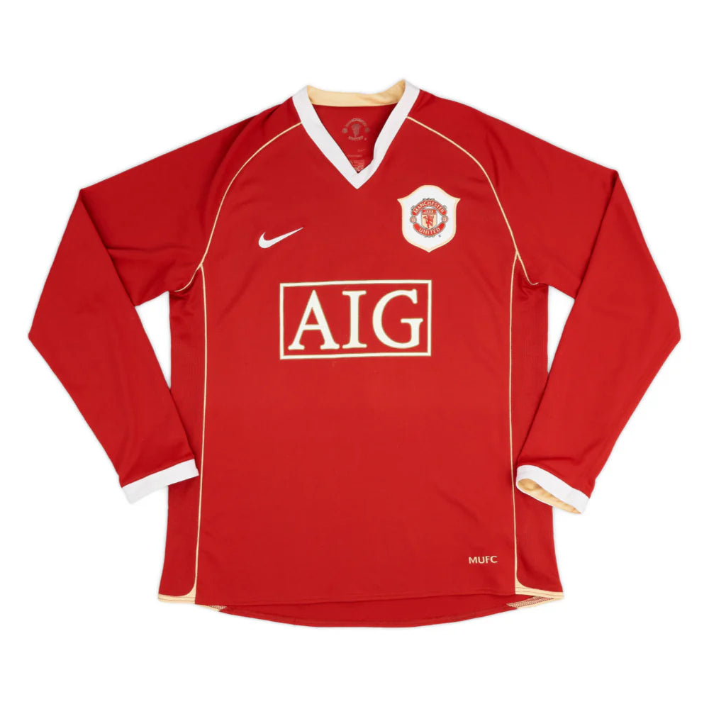 2006-07 Manchester United FC Long Sleeve Home Shirt